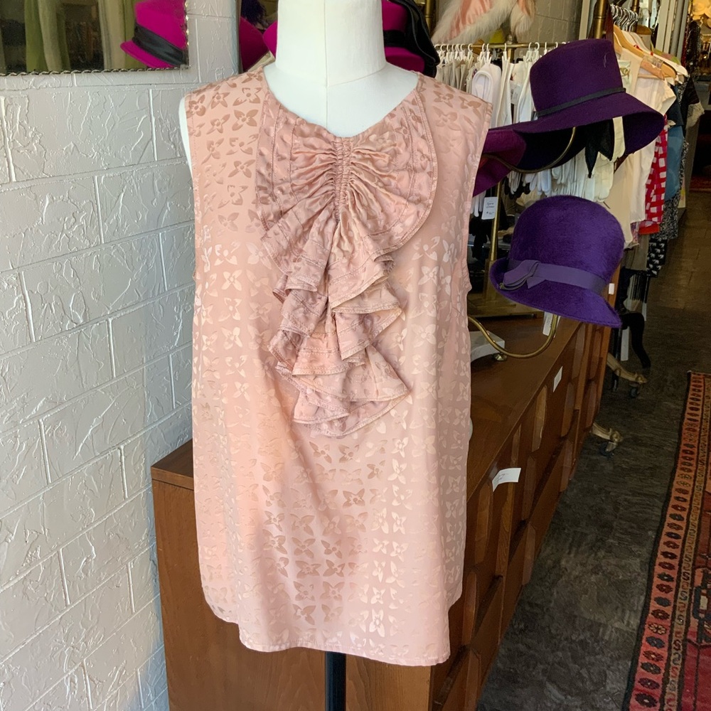 Marc By Marc Jacobs Blush Ruffled Blouse